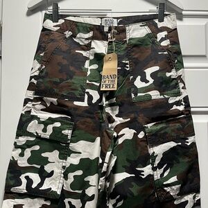 Band of the Free Men's Camouflage Cargo Shorts